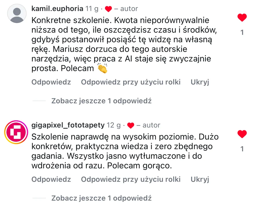 Opinia studenta StarterAI