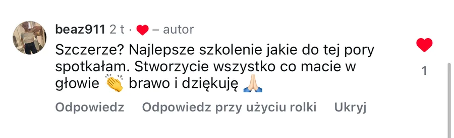 Opinia studenta StarterAI