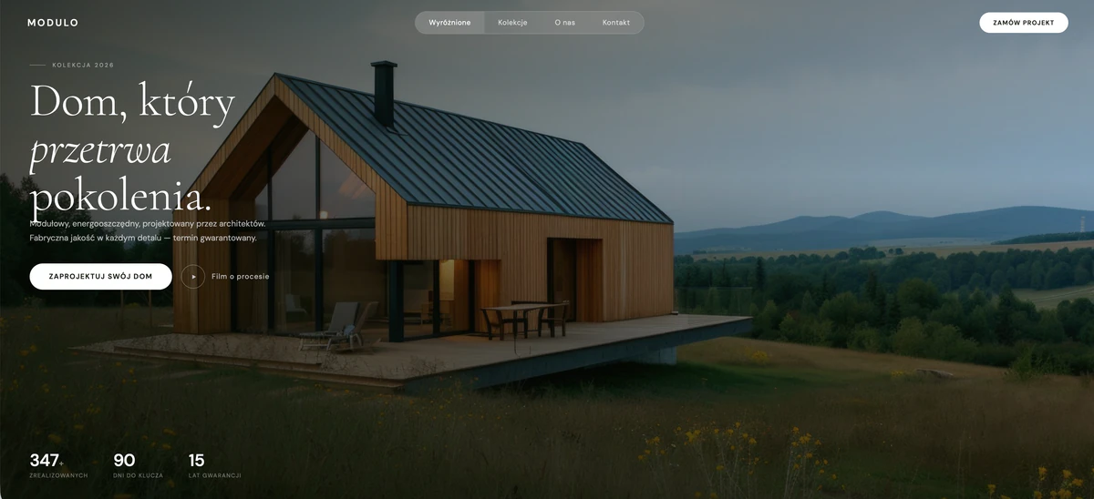 Landing page 6 — strona stworzona w Claude Code
